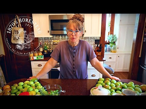 Roasted Salsa Verde | Green Tomato Canning Recipe