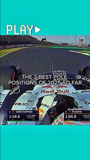 Top 3 Pole Positions of F1 2025 So Far 🏁 | Verstappen vs Piastri Qualifying Battle