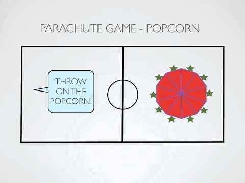 Physical Education Games - Parachute Game: Popcorn