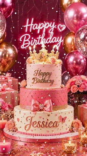 Happy Birthday Jessica 🎂 Best Happy Birthday Wishes #Shorts