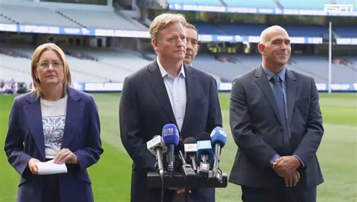 Roger Goodell on #49ers HC Kyle Shanahan not being a fan of playing in Australia:“His job is to win. His job is to play. … We’ll make it a great experience for the team.”Goodell added he can send Shanahan an app to help with jet lag.“I have not felt any jet lag at all. I thought it was a relatively easy trip.”(via @ESPNAusNZ)