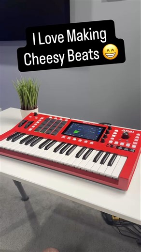 Making Cheesy Beats on my MPC Key 37 are Fun! ! 🧀 😁 | #mpckey37 | #akai | #mpc