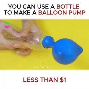 You can use a bottle to make a balloon pump. | Nails Inspiration