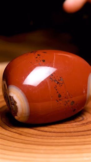 Nazima Agate on Instagram: "Bright Polished Red Jasper Cutting ASMR (8K) 🔪✨ That first tink… then the slow fracture lines… then the final clink 😮‍💨 This is the kind of oddly satisfying your brain instantly locks onto. Red Jasper isn’t “glowy” or “sparkly” — it’s dense, earthy, real. Brick-red power + ivory veins + that fresh cut face = pure mineral truth. ✅ No music. No voice. Just ASMR. If this hit your nervous system the way it hit mine… Comment “JASPER” and I’ll drop the full series (more