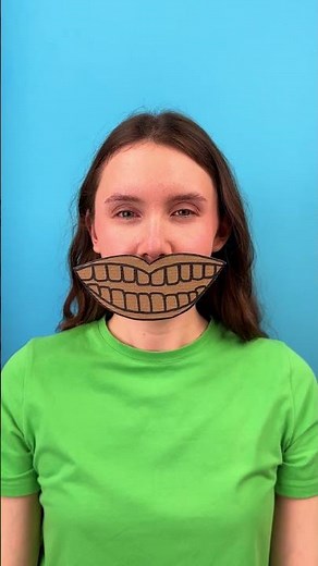 📦 Build MOM’S FACE from Cardboard! 👩 #shorts #kidslearning