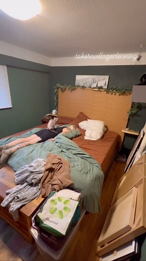 36K views · 1.4K reactions | Cleaning while feeling under the weather 0/10 recommend 裸.. now I shall sleep for the next 48 hours ✌️ #sunday #sundayfunday #motivation #sahm #cleaning #tidyup #timelapse #satisfying #fyp #cleantok #speedclean #flu | Takes a Village Cleaning | Facebook