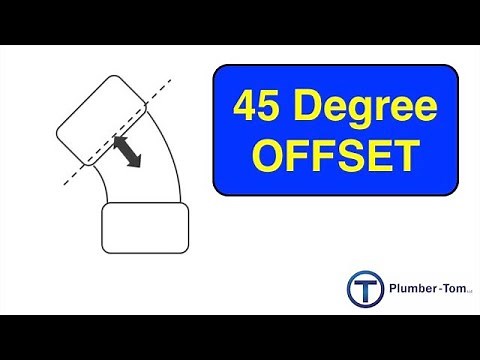 Plumber Math: Offsets Part 1 - 45 Degree Offsets
