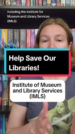 The entire IMLS agency staff has already been put on leave. Please contact your reps now! #booktok #libraries #saveimls #nationallibraryweek
