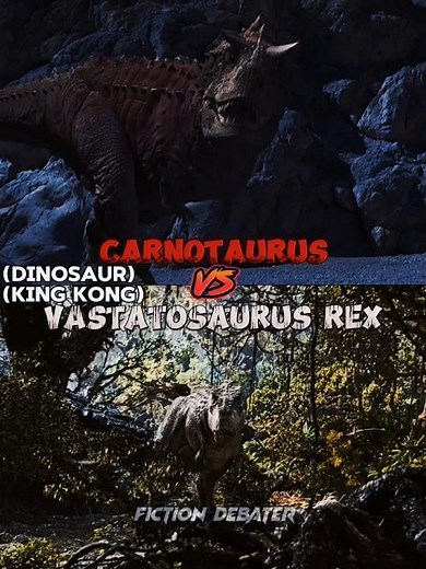 Disney's Carnotaurus vs Vastatosaurus Rex