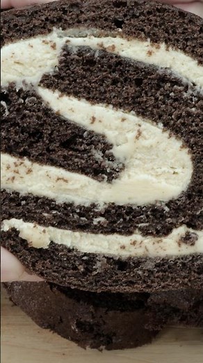 Chocolate Peanut Butter Cake Roll Mukbang ASMR #asmr #mukbang #eatingsounds #food #dessert