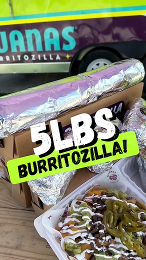 5lbs Burritozilla at Iguanas Burritozilla in San Antonio