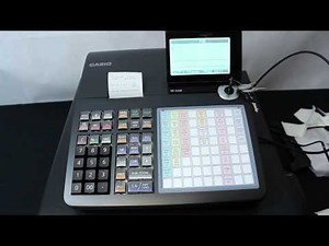 Setting up a barcode scanner to a Casio SEC450 SES400 SEC3500 SES3000