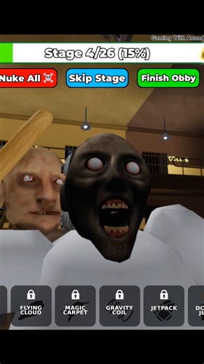 GRANNY VS GRANDPA PRISON RUN! (Obby) | Roblox Horror Gameplay | Part -2