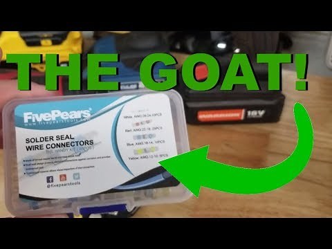 How To Use Solder Seal Wire Connectors