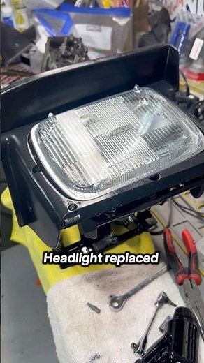 Pontiac Fiero headlight restoration #pontiac #fiero #fierogt #restoration #v6