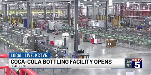 Coca-Cola bottling facility opens in Olathe, Kansas