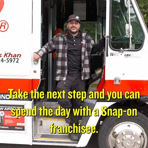 Take control of your future and talk to awesome customers every day, just like Haaris Kahn does. | Snap-on Tools | Facebook