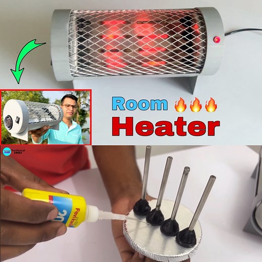 370K views · 4.7K reactions | How to make room heater | Technical ind | Facebook