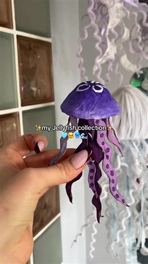 🩵🥹🪼 Jellyfish Collection for my wall 🪼 Cardboard Jellyfish Tutorial 🩵 Handmade Room Decor Idea 🌊 Easy Paper Craft 🫧 #diy #cardboard #papercraft #tutorial #jellyfish