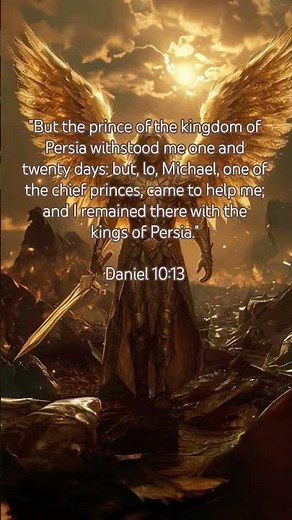 Daniel 10:13 This is an intriguing verse in the Bible because it pulls back (more in description)