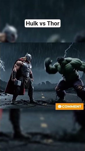 ⚡ Hulk vs Thor – Epic Battle 💥