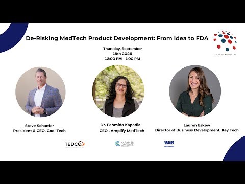 De-risking MedTech Product Development - From Idea to FDA