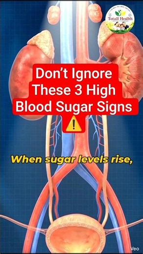 3 Warning Signs Your Blood Sugar Is Too High 🚨