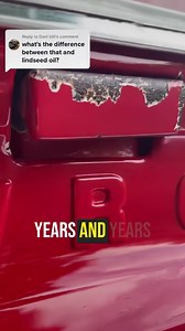 Linseed oil sun = cooked rust 😬 If slathering oil on metal in the sun sounds smart.. Try it on your own skin first, then tell us how “protected” it feels. Sure, oil makes your ride *look* shiny. But it traps moisture, attracts dust, and speeds up decay. NOT Poppy’s Patina. Our wipe-on-clear-coat is a REAL clear coat, made with real ingredients that bonds to the surface, shields it from UV damage, and preserves the patina as-is for years to come 🛻✨ ✅ Lasts for YEARS, not days ✅ Seals out moistu