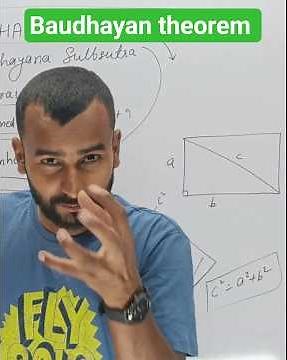 📐 Baudhayan Theorem — The Ancient Pythagoras of India! 🇮🇳