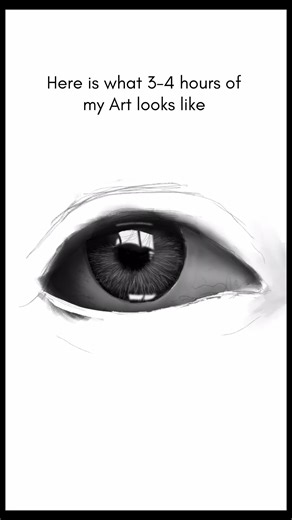 “Drawing a Hyper-Realistic Eye on iPad 😳🔥”