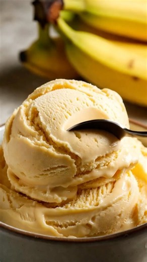 3-Ingredient Peanut Butter Ice Cream 🥜 #BananaIceCream #HealthySnacks #3Ingredients