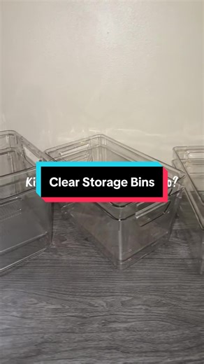 Achieve Ultimate Kitchen Organization with Clear Storage Bins