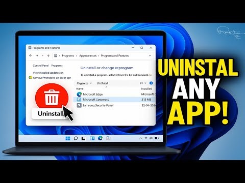 Windows 11: Uninstall Any Program Easily! 🔥 (100% Working)