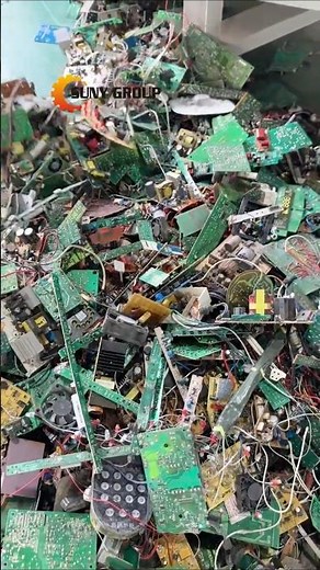 Waste Circuit Boards Crushing Plant for E-waste Recycling ♻️