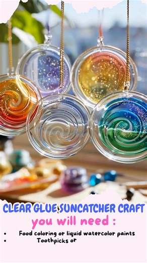 19K views · 91 reactions | Clear Glue Suncatcher Craft DIY Clear Glue...