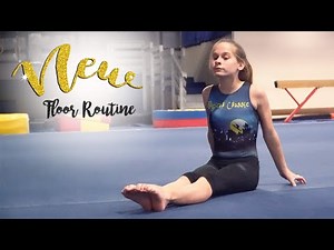 New Gymnastics Floor Routine| Kyra SGG