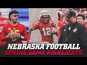 Watch Nebraska Football's 2025 Spring Game Highlights