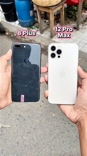 iPhone 8 Plus Vs iPhone 12 Pro Max || Camera Zoom Test! #shorts