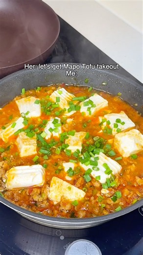 15 min Easy Homemade Mapo Tofu 🌶️ #mapotofu #spicytofu #chinesehomecooking