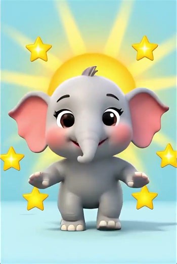 Learn Colors for Kids 🎨 | Red Blue Yellow | 3D Baby Rhyme Cartoon #cartoon #shorts