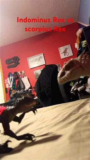 Indominus Rex vs scorpius Rex ￼
