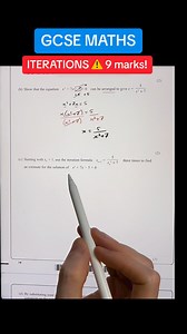 #gcsemaths #gcsemathsrevision #maths #mathematics #iterations #math | Professor_1o1math