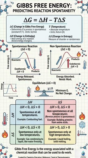 Decoding Gibbs Free Energy: Will the Reaction Happen?#gibsfreeenergy#chemistry
