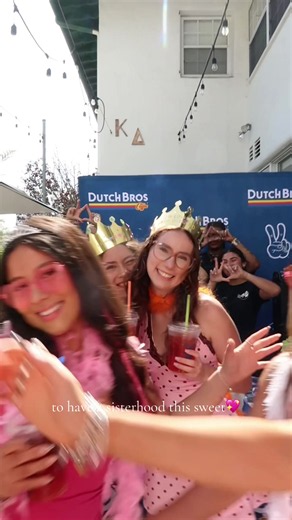 You’re invited to the KD party! 🎉 So excited to be celebrating 100 years of this sisterhood with Dutch Bros🫶☕️🥳 #uclakd #gogreek #ucla2030