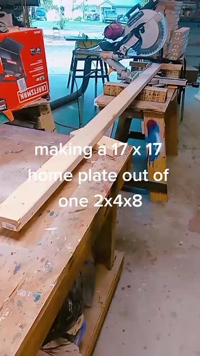 making a home plate with one 2x4x8#Ferrellflag #supportsmallbusiness #foryou #maker #howitsmade #tiktokviral #lovingmylife #woodtok #fyp #veteranowned #customart #amazingartwork