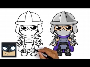 How To Draw Shredder | Teenage Mutant Ninja Turtles - Videos For Kids