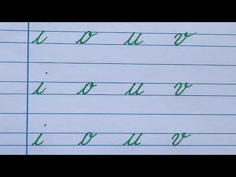 Perfect Calligraphy Letters I | Satisfying Handwriting