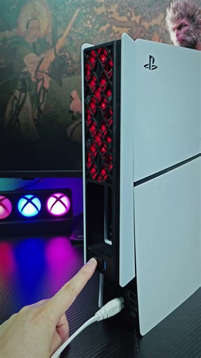 Intelligent temperature control PS5 PRO/SLIM cooling fan#ps5slim #ps5pro