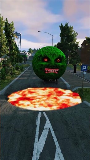 Big & Small Moon Monster Cars vs Giant Unfinished Road – BeamNG.drive #beamngexperiments #carcrashes