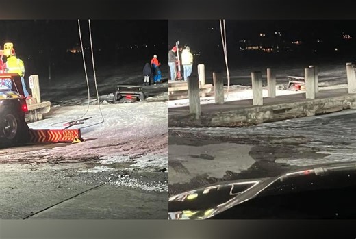 Bronco Bites It As Shoreline Ice Gives Way On Pewaukee Lake, Muskego Cops Warn